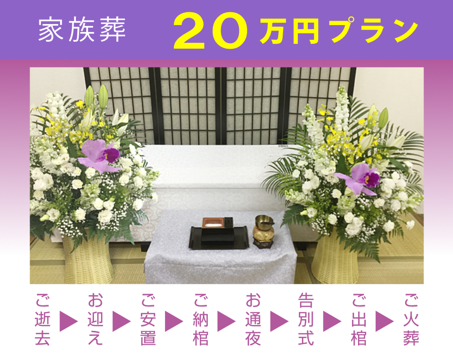 家族葬20万円プラン